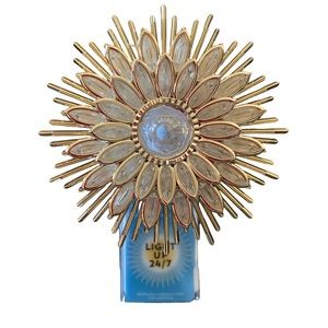 Bath & Body Works Gold Sun Gems Burst Nightlight Wallflower Fragrance Plug In